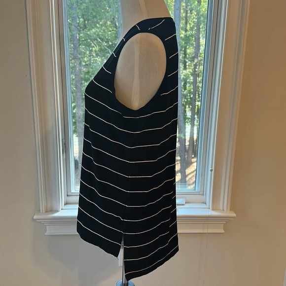 Banana Republic Soft Modal Stripe Tank, Size Small, Like New - Picture 4 of 6